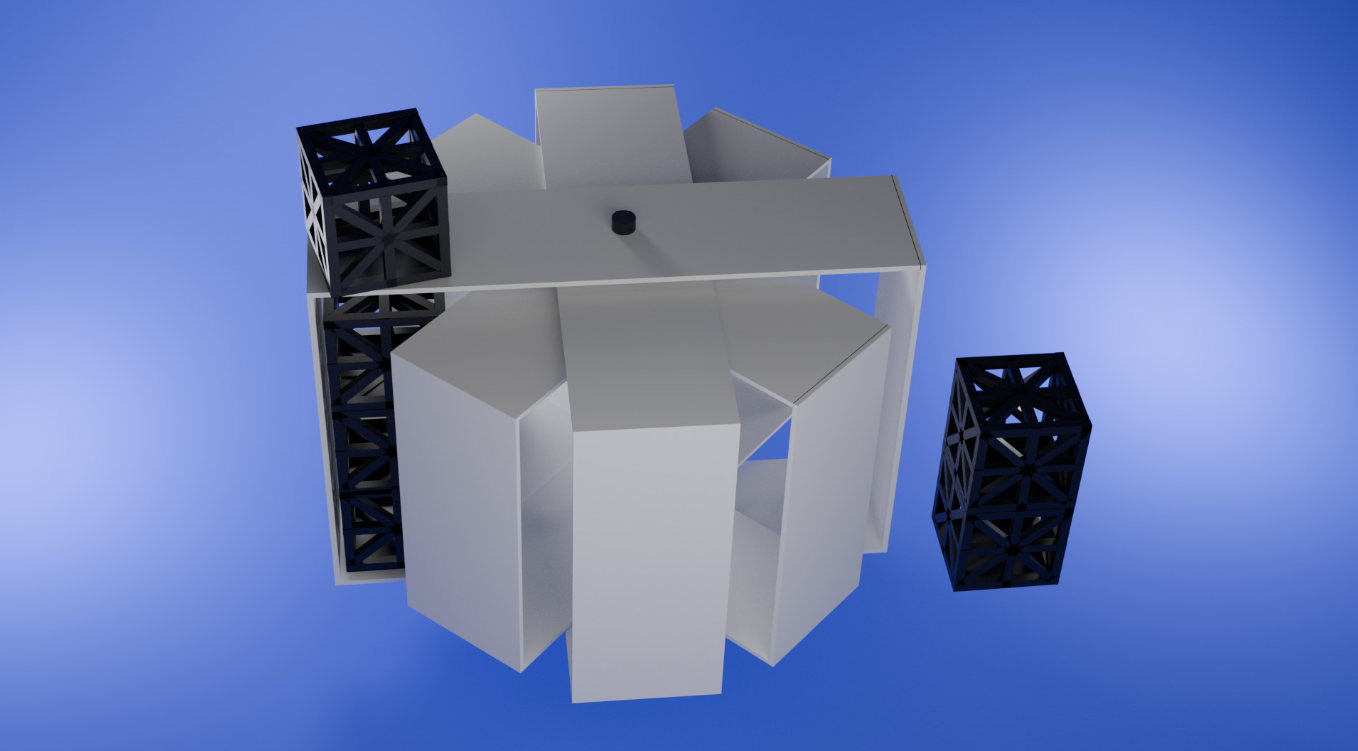 Blender Top View Starburst