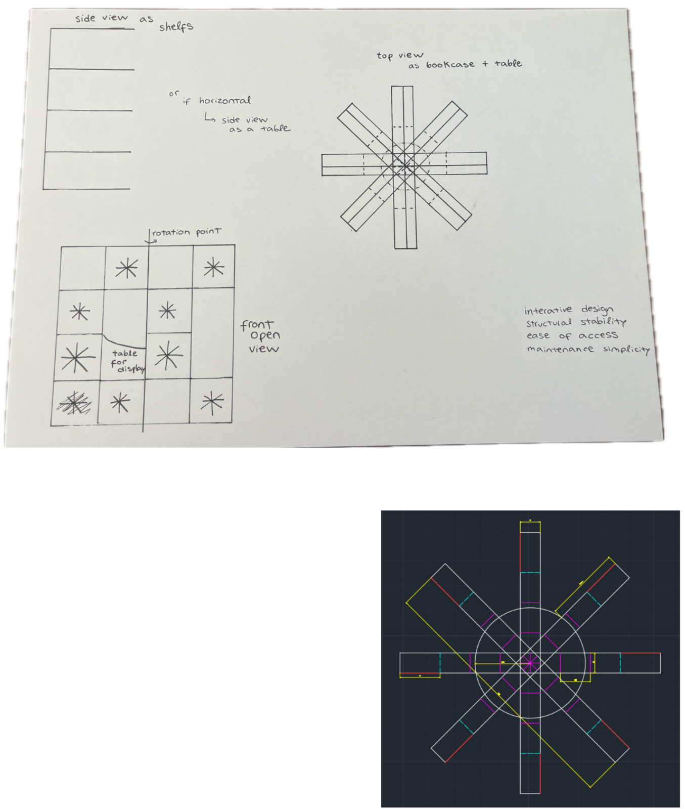 Initial Furniture Sketches